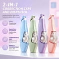 thumbnail image 6 of Correction Tape, Replaceable Core Large Capacity Correction Tape, Not Easy to Break, Smooth and Portable Correction Tape, Purple, 6 of 9