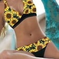 thumbnail image 1 of CEHVOM Maillot de Bain Bikini Deux Pièces pour Femmes, Mode d'Été, Débardeur Imprimé, 1 of 5