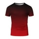 thumbnail image 3 of Tops para hombre, blusas y camisas de manga corta con cuello redondo para hombre, blusa informal de verano para hombre, blusa de manga corta con degradado y cuello redondo, blusa de poliéster para hom, 3 of 4