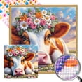 thumbnail image 1 of 5D DIY Taladro Parcial AB Diamante Pintura Vaca Kit Arte 45x45cm, 1 of 9