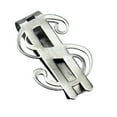 thumbnail image 1 of KAKOWELY 1pcs Stainless Steel Money Wallet Clips Dollar Sign Shape Banknote Clips Metal Money Folder Credit Holder,1.69"X1.06"X0.39", 1 of 5