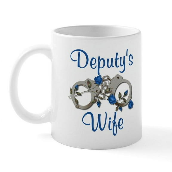 CafePress - Deputy's Wife Mug - 11 oz Ceramic Mug - Novelty Coffee Tea Cup