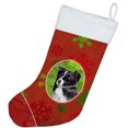 thumbnail image 2 of Carolines Treasures SC9407-CS 11 x 18 in. Border Collie Red And Green Snowflakes Holiday Christmas Stocking, 2 of 2
