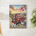 thumbnail image 2 of Be My Valentine's Basset Hound Truck Full of Love Flower Balloon Vertical Matte Canvas Poster Bassets Dog Breed Lovers Gifts Idea Wall Art Home Decor - 02029, 2 of 5