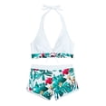 thumbnail image 6 of CONZONE Womens Bikini Sets 2 Peice Swimsuits for Women High Waisted Tropical Hawaii Graphic Lightweight Summer Beach Bathing Suits, 6 of 6