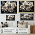 thumbnail image 4 of Designart "Muted Gold Rose Desire I" Roses Wall Decor, 4 of 7