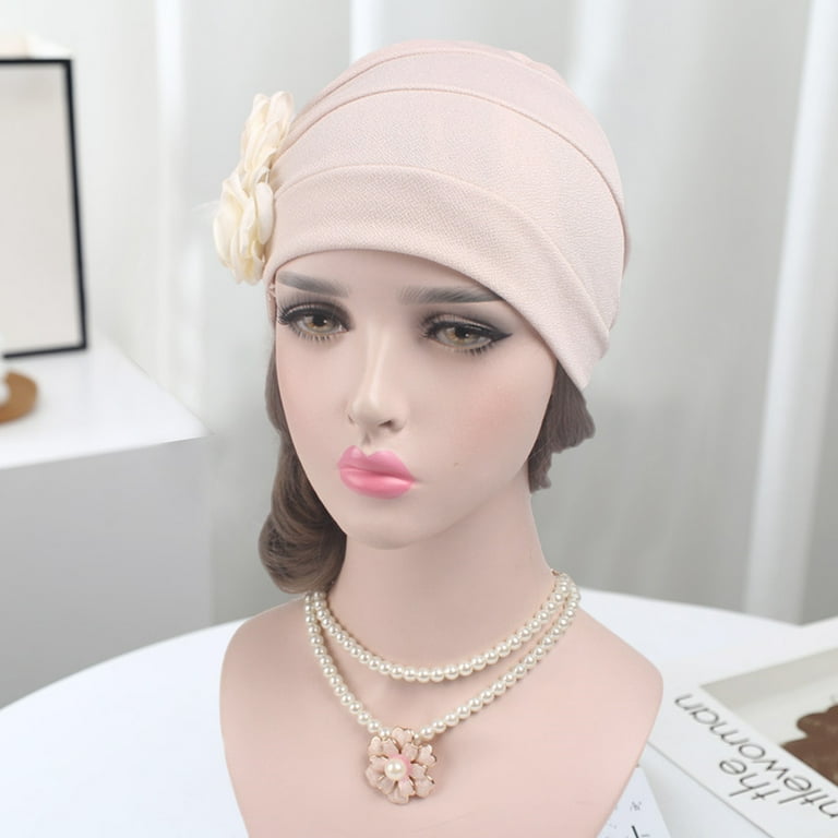 Women Soft Comfy Hat No Brim Wind-proof Comfortable Touch Stretchy