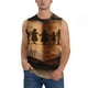 thumbnail image 1 of Fotbe Vintage Family History Book Men's Camiseta sin Mangas Estampada para Hombres, Playera Casual para Gimnasio, Entrenamiento, Playa-3X-Large, 1 of 7