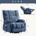 thumbnail image 3 of JONPONY Power Lift Recliner Chair Recliners for Elderly with Heat and Massage Recliner Chair for Living Room with Infinite Position and Side Pocket,USB Charge Port,Blue, 3 of 13
