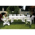 thumbnail image 4 of Compamia Marina Chaise de Salle à Manger de Patio en Résine avec Accoudoirs, Blanche, 4 of 6