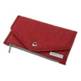 thumbnail image 4 of Ctera de mujer, dinero plegable, de crédito, soporte pa teléfono, monedero rojo Sunnimix Billetera larga para mujer, 4 of 8