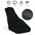 thumbnail image 3 of Outdoors Lawn Mower Cover, Waterproof UV-Resistant Fit Push Mower Covers Storage with Drawstring & Storage Bag,, Waterproof Lawnmower Covers for Outdoor, Deck up to 74", Black, 3 of 8