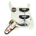 thumbnail image 3 of Musiclily Pro Auto-Split Pre-wired Standard HSS Pickguard with Artec Pickups Alnico 5 Magnet for ST Style Electric Guitar, 3ply Mint Green, 3 of 5