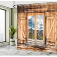 thumbnail image 5 of Ambesonne Colorful Shower Curtain, Mountains and Valleys, 69"Wx70"L, Multicolor, 5 of 5