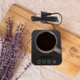 thumbnail image 3 of Mug Warmer With Timer Adjustable Temperature Coffee Cup Warmer For Desk Safe Heating Coaster Mug Warmer Mug Warmer For Office (US Plug), 3 of 8