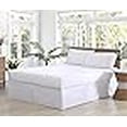 thumbnail image 3 of Tommy Bahama | Solid Pleated Collection | Bedskirt-100% Cotton, Stylish Design, King, White, 3 of 4