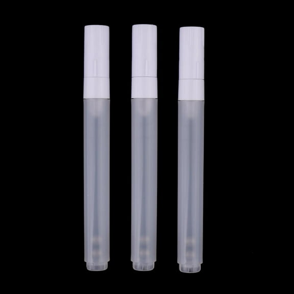 EHJRE 3 Piece 4.5mm Tips Clear Watercolor Fluorescence Oil Acrylic Paint Marker Pen