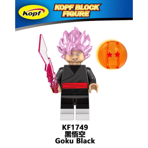 Minifiguras Lego Dragon Ball Z Super Saiyan Son Goku Vegeta Bloques De Construcción Juguetes