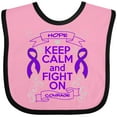 thumbnail image 3 of Inktastic Chiari Malformation Keep Calm Fight On Boys or Girls Baby Bib, 3 of 4