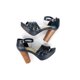 thumbnail image 3 of Sandalia Tacon de plataforma alto Mujer Flexi Piel 32017 Azul Flexi Piel, 3 of 3
