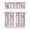 White-357, variant on Travel Inspired Kitchen Curtains Set, Fashion Paris Vacation Tier and Valance with Airplane and Holiday Elements, Rod Pocket Light Filtering Curtains for Journey Themed Decor