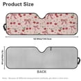 thumbnail image 7 of Yuyamidu Cute Cherry Windshield Sun Shade Compatible with Jeep Wrangler JK JL Bow Car Sunshade Heat Shield Windshield Cover, Pink, 7 of 7