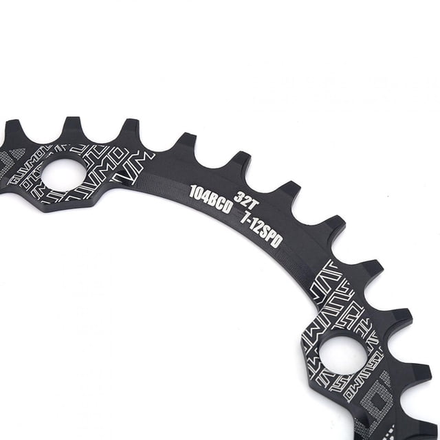 Bicycle Chainring, Cycling Chainring BCD 104mm Bike Chainring, BCD 104mm For Single Speed Bike Cycling Bumpy Road