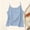 A20 Blue, variant on Casual Plaid Tank Top for Women Crewneck Sleeveless Gingham Checkered Pattern Loose Fit Soft Cotton Blend Tops