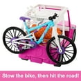thumbnail image 3 of Barbie Doll, Mountain Bike, Barbie Car Bundle with Pink Jeep [Walmart Exclusive], 3 of 7