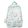 thumbnail image 2 of Mochila de estilo universitario con estampado de dibujos animados, suave, de gran capacidad, para mujer, con grafiti para estudiantes, 2 of 6
