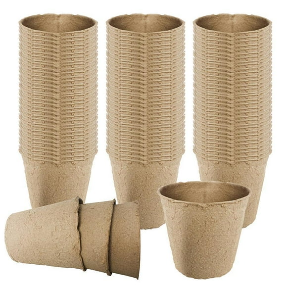 De Turba Para Jardín De 6Cm, Tazas Para Principiantes De Plantas De Semillero, Protección Del Medio Ambiente, Bandeja Para Semillas De Hierbas Para Vivero, Herramientas Para Plantar Vogacara HA041254-02
