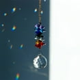 thumbnail image 2 of Atrapasueños colgante de cristal, bola de prisma, decoración para el hogar y la boda, artesanías hechas a mano, máquina para hacer arcoíris con colgantes de cristal de colores, 2 of 5