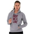 thumbnail image 3 of Angler Fishermen Lines Joke Pun Funny Unisex Plus Fleece Graphic Hoodie Brisco Brands 2X, 3 of 5