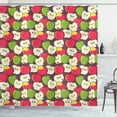 thumbnail image 1 of Ambesonne Fruits Shower Curtain, Halved Fresh Food Pattern, 69"Wx75"L, Multicolor, 1 of 3