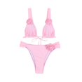 thumbnail image 1 of Trajes baño piezas para mujer, traje baño flores 3D traje baño Sexy corte alto, traje baño, 1 of 4