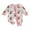 Pink, variant on Western Baby Girls Jumpsuits Infant Girl Crewneck Long Sleeve Cattle Print Oblique Zipper Rompers Cowgirl Fall One Piece Clothes
