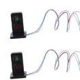 thumbnail image 1 of Miangastore Feu de Signalisation de Chemin de Fer Noir 2 Pcs 0.79x0.51x0.51 Po, 1 of 8