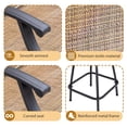 thumbnail image 7 of Homall 2-Piece Beige Swivel Bar Height Patio Stools, Textilene Outdoor Chairs, Weather-Resistant Steel Frame for Patio & Garden, 7 of 7