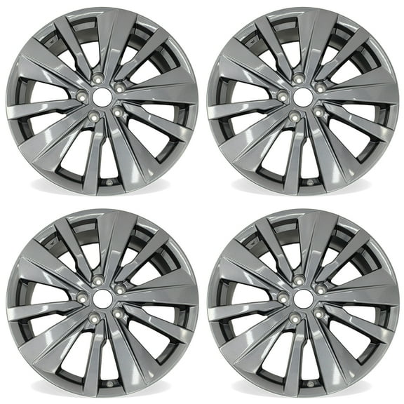 19" SET OF 4 19x8 Dark Grey Wheels For 2019-2021 Nissan ALTIMA OEM Design Replacement Rim