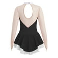 thumbnail image 4 of iiniim Kids Girls Long Sleeve Skirted Leotards Ballet Figure Ice Skating Dance Dress 6-16, 4 of 7
