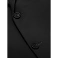 thumbnail image 5 of COOFANDY Mens Black Casual Blazer Dress Coat Stretch Business Suit Jacket Slim Fit Knit Sport Coat, 5 of 10