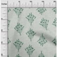 thumbnail image 2 of oneOone Viscose Chiffon Green Fabric Block Quilting Supplies Print Sewing Fabric By The Yard 42 Inch Wide, 2 of 6