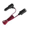 thumbnail image 5 of Cable de extensión para encendedor de coche, 12 V/24 V, con botón de encendido y apagado, 3 m, 5 of 5