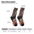 thumbnail image 2 of Rocae Moonlit Crow Blossoms for Adult Socks Casual Athletic Stretchy Loose Socks for Women Men Non-Slip Middle Tube Socks, 2 of 6