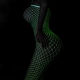 thumbnail image 5 of REORIAFEE Women Sexy Lingerie Stockings Women Sexy Teddy Babydoll Nightie Luminous Fishnet Stockings Luminous Glowing Fishnet Socks Glow Tights Fishnet Tights Green1 One Size, 5 of 6