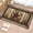 Brown, variant on Area Rug 4x6 Ft, Western Farmhouse Non Slip Area Rugs for Bedroom, Primitive Rustic Country Retro Texas Star Washable Low Pile Indoor Throw Carpet for Home Office Study Room Dining Room Nursery