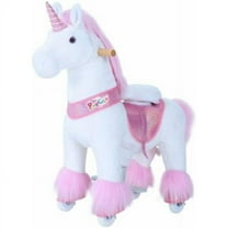 Unicorn Soft Toy with Brake, Pink -Small