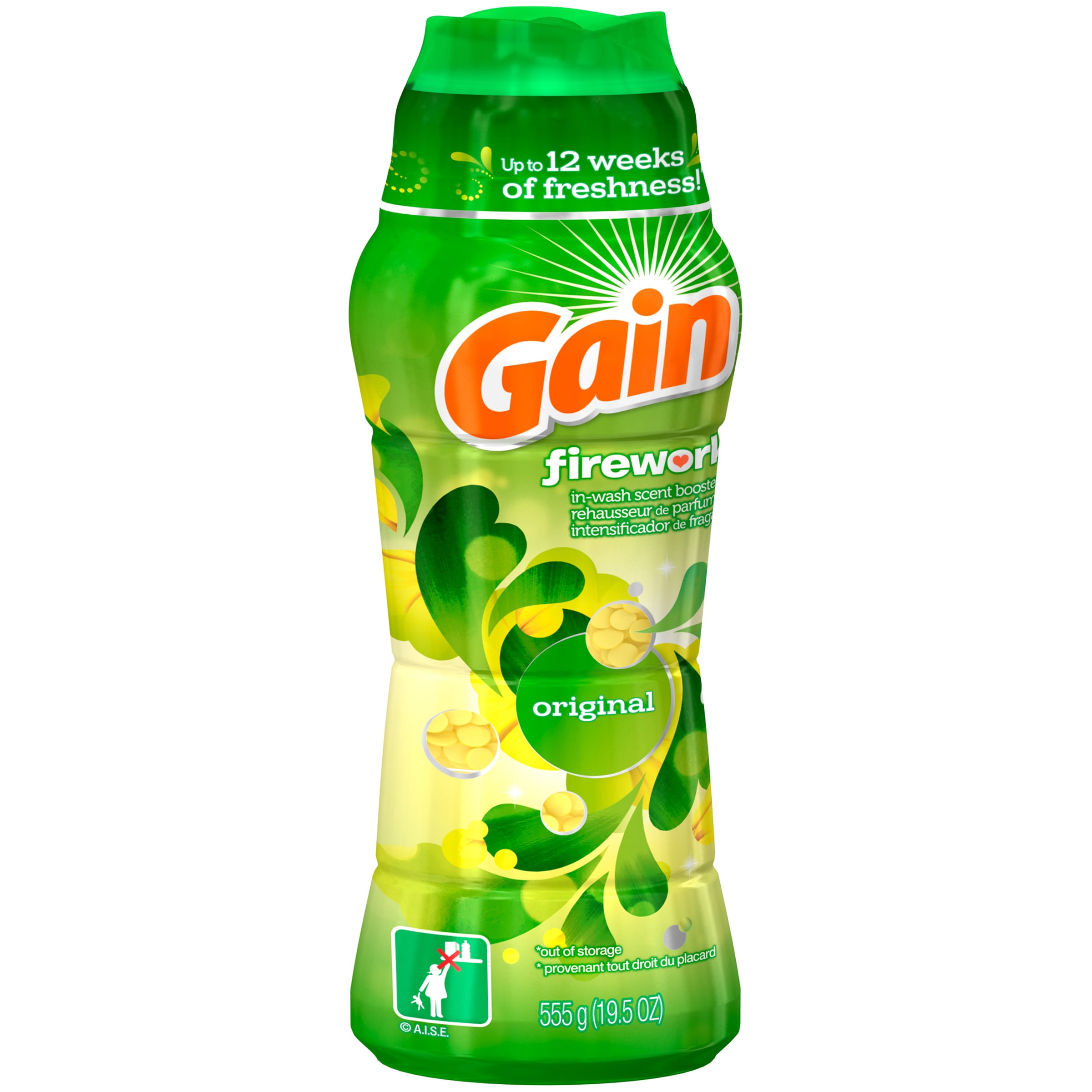 Gain, In-Wash Scent Booster Beads, Original, 19.5 Oz - Walmart.com