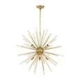 thumbnail image 6 of Timber 8 light Brass pendant, 6 of 11