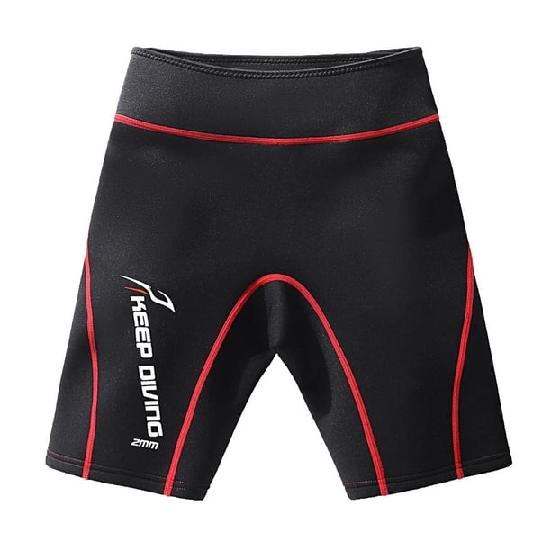Pantalones cortos de natación Cola Neopreno 2 mm Rojo S